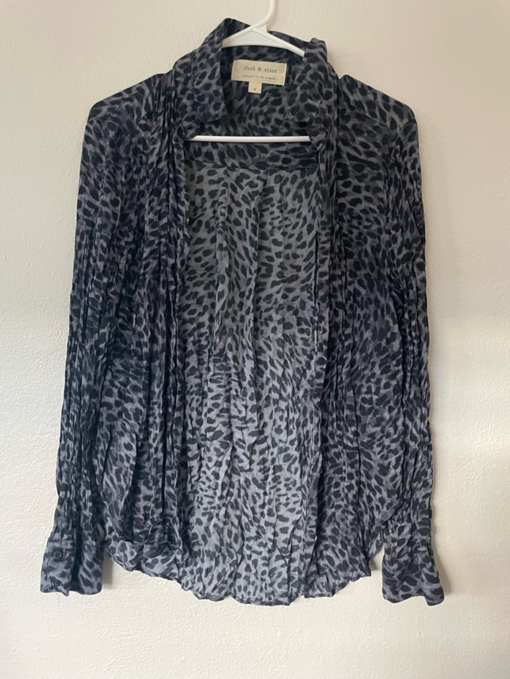 Cloth & Stone leopard button up